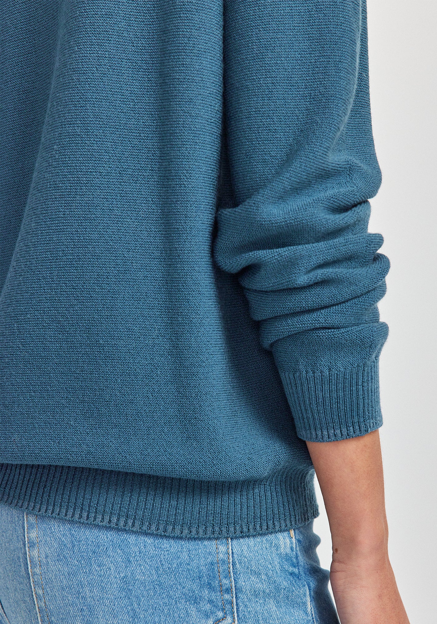 Stitch Sweater | Ocean Mist