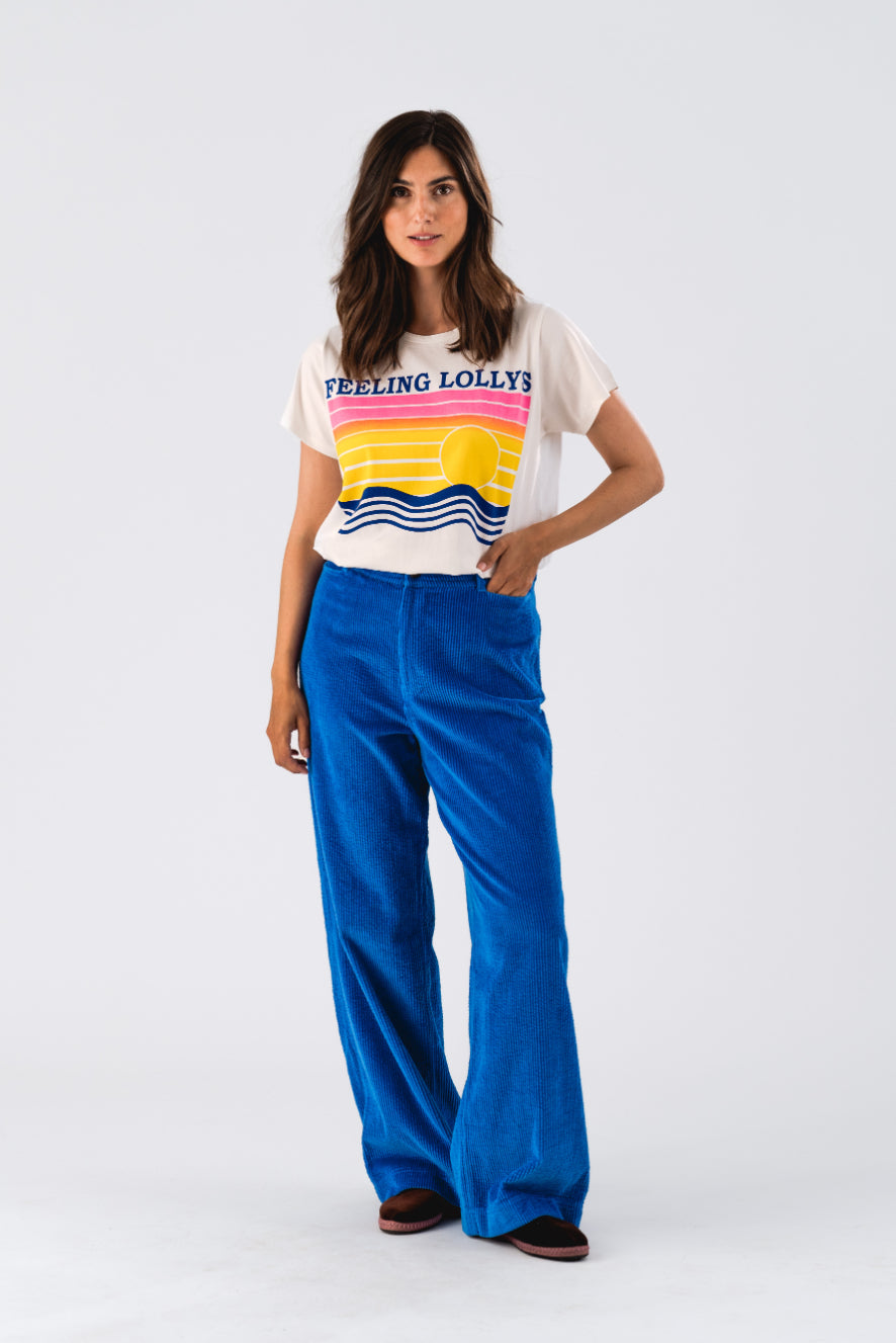 LOLLYS LAUNDRY Florida Pants | Neon Blue