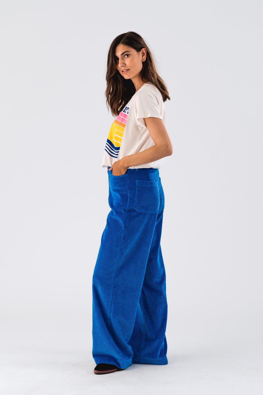 LOLLYS LAUNDRY Florida Pants | Neon Blue