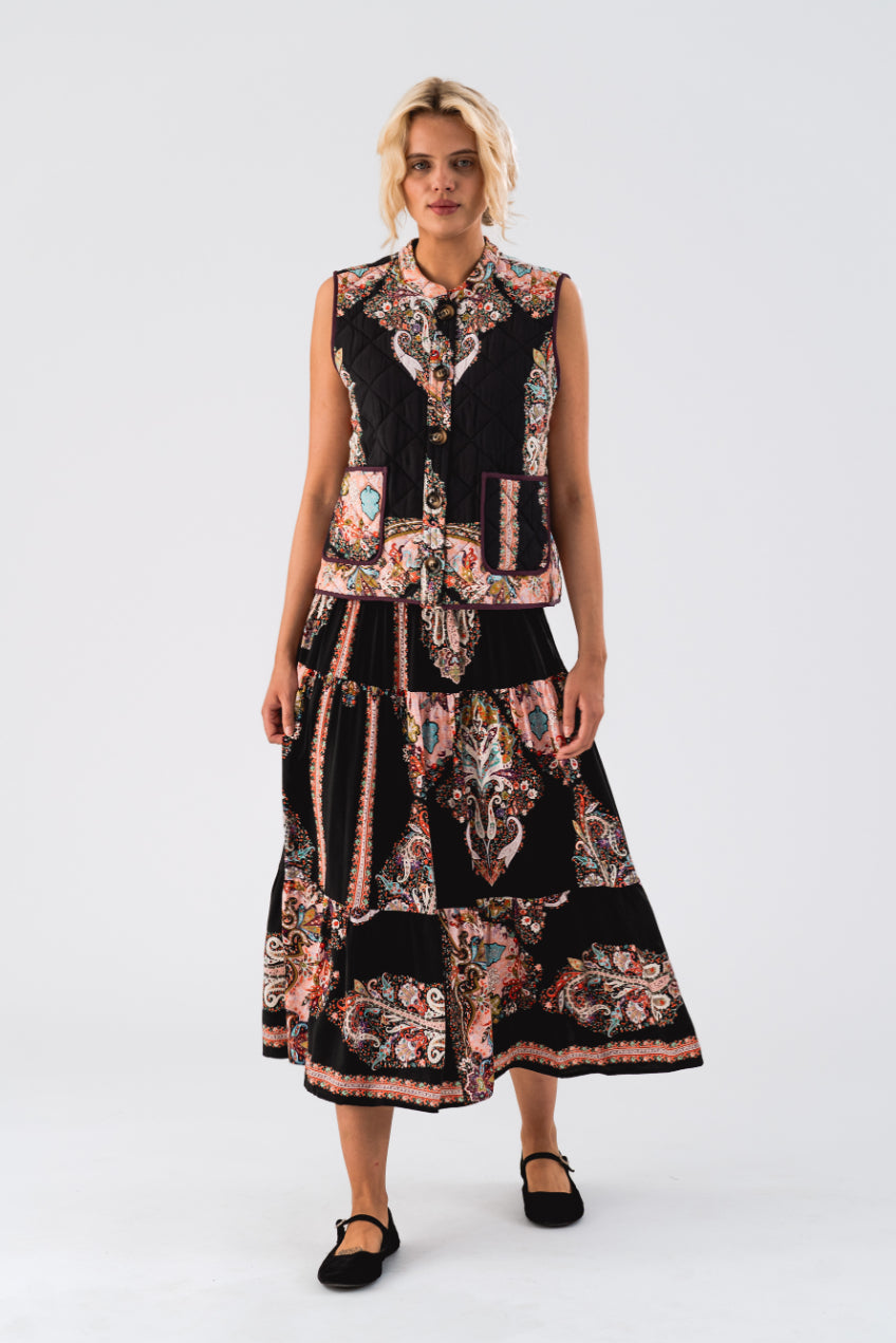 LOLLYS LAUNDRY Cairo Vest | Flower Print