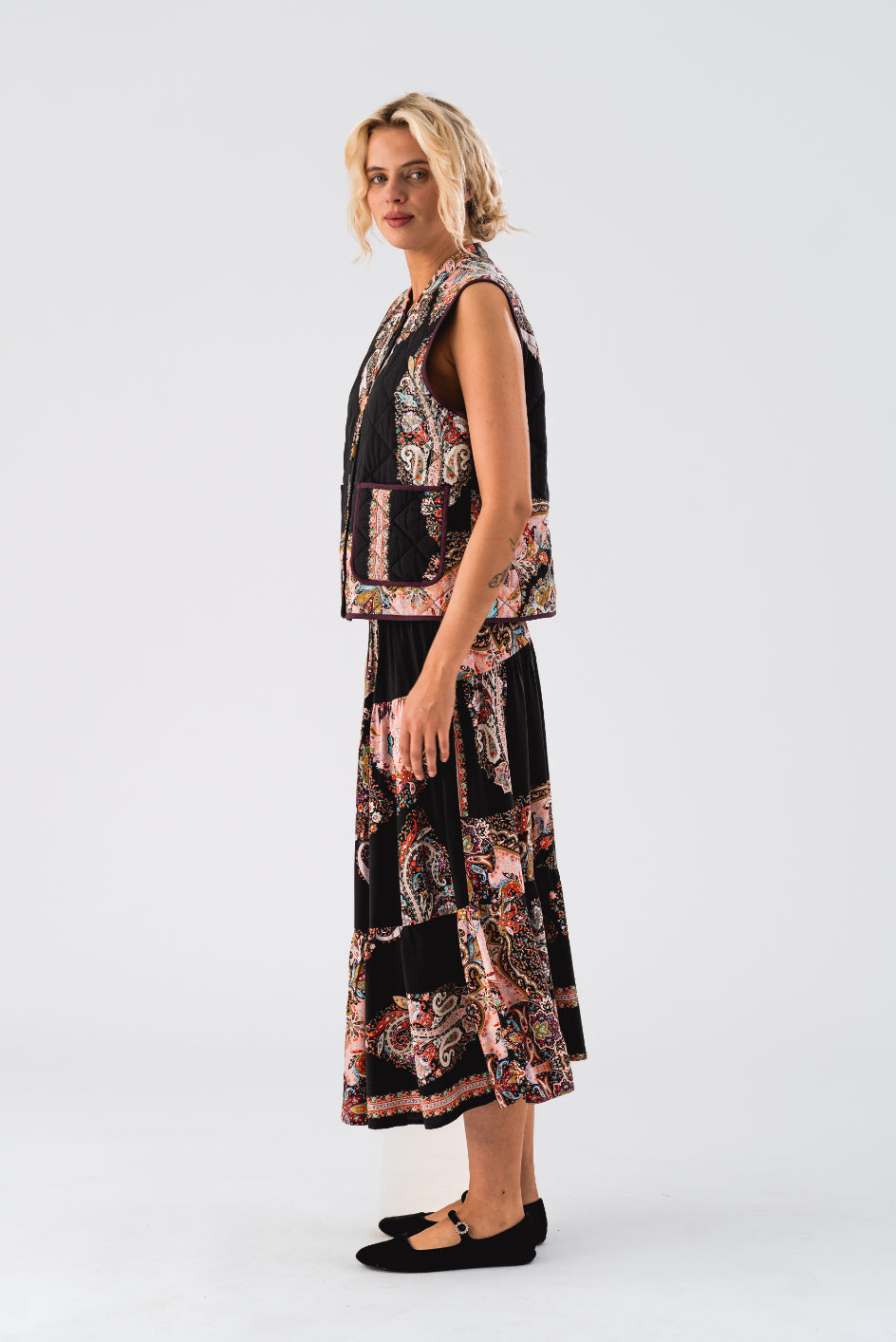 LOLLYS LAUNDRY Cairo Vest | Flower Print