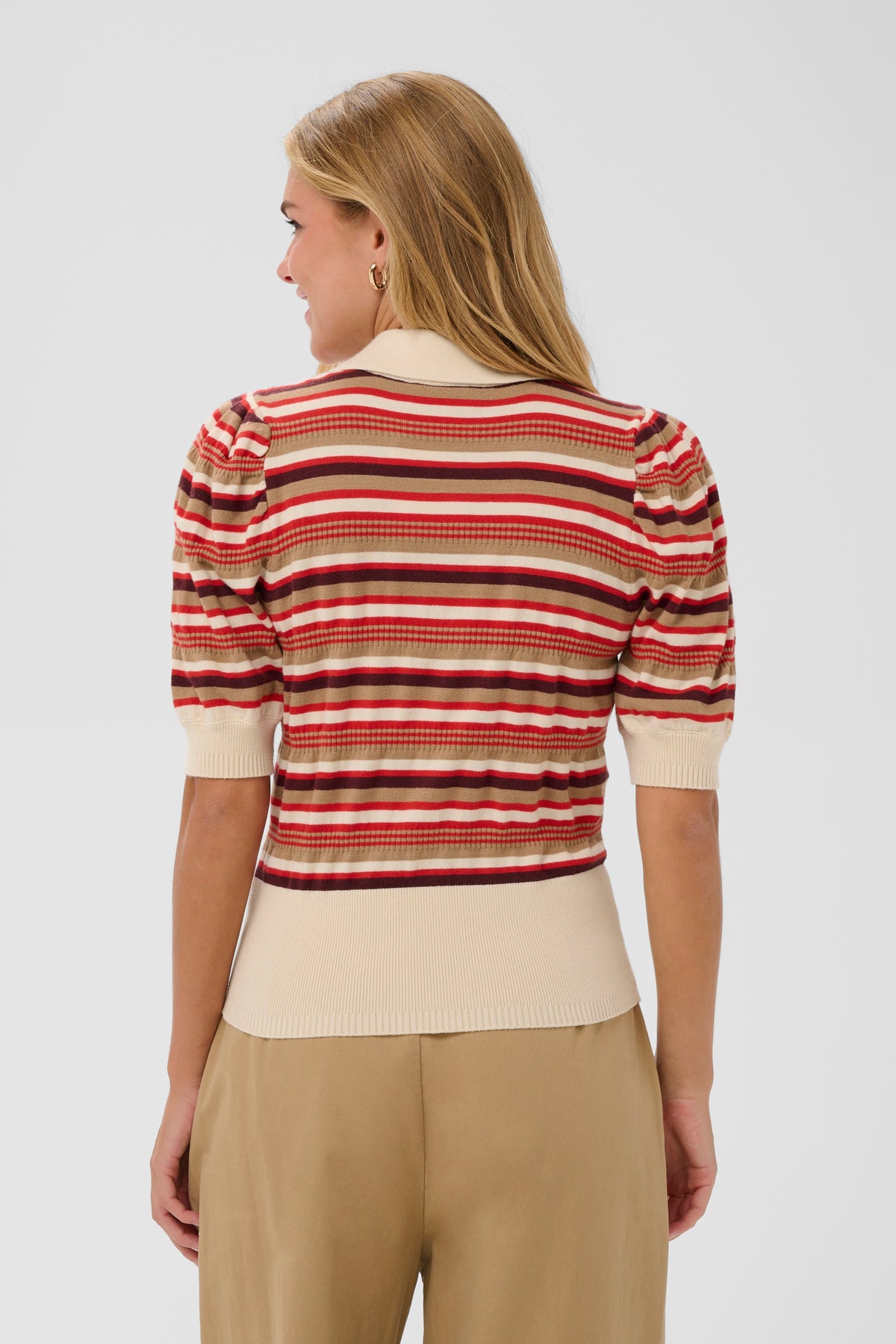 Phillia Pullover | Valiant Poppy Stripe