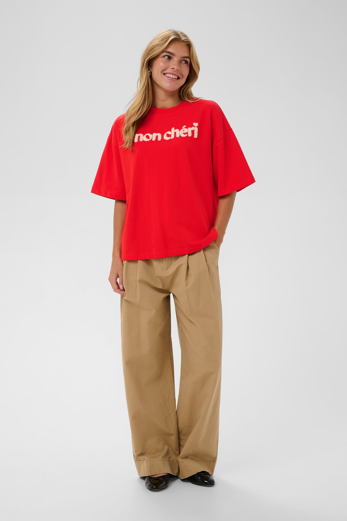 Panna Sweatshirt | Fiery Red