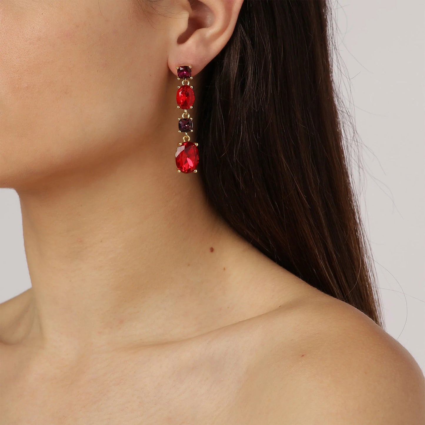DYRBERG/KERN Cornelia Earrings | SG Red