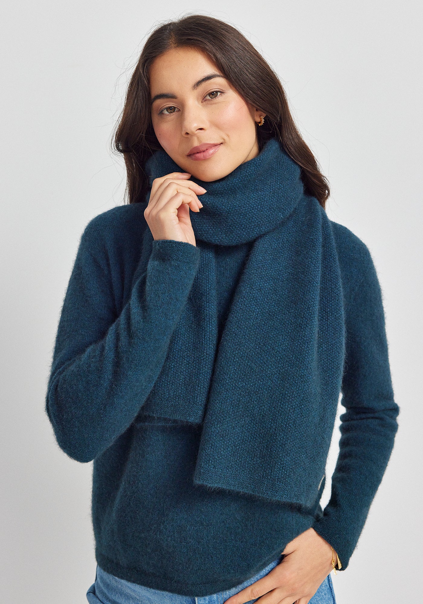 Moss Scarf | Deep Teal