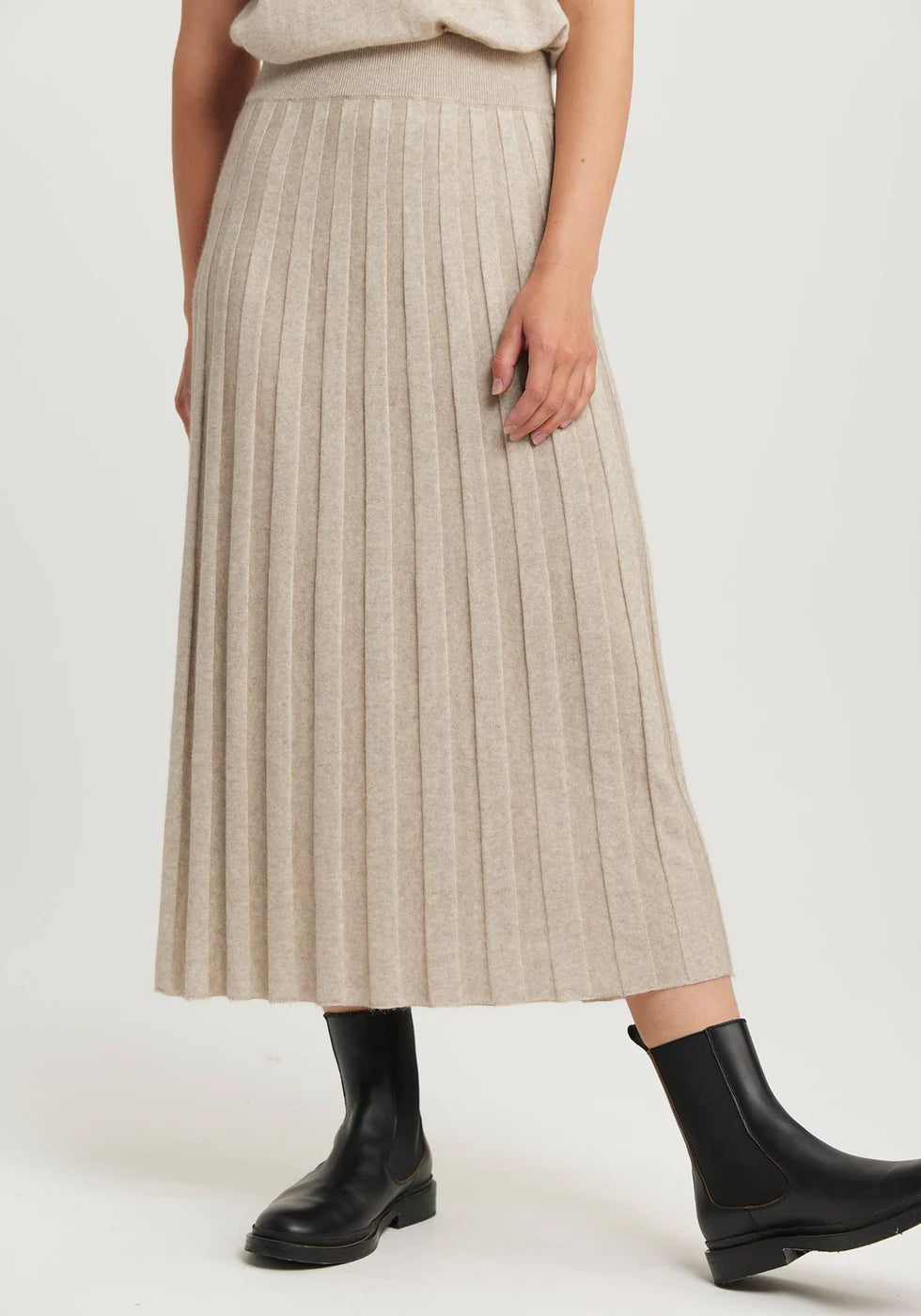 Ella Knit Skirt | Pumice
