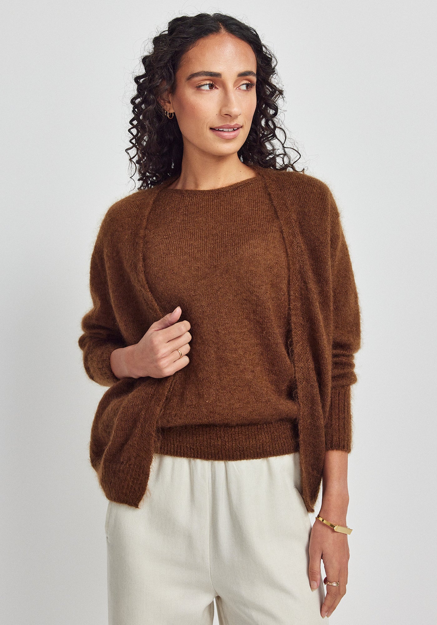 Linden Cardi | Gingerbread
