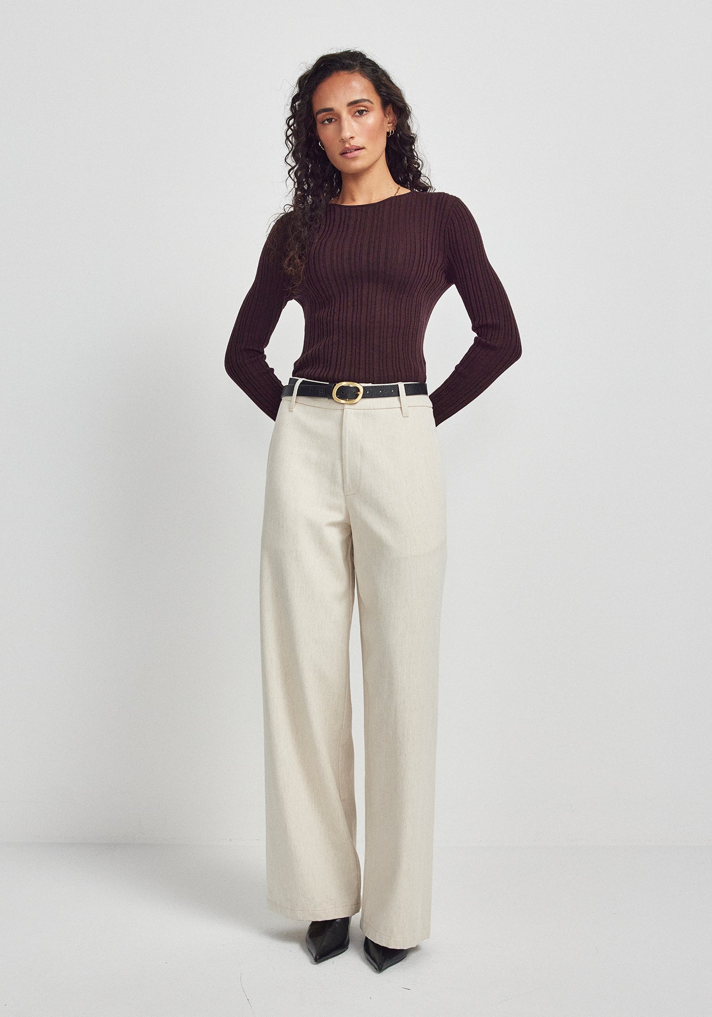 Ella Rib Top | Noirberry