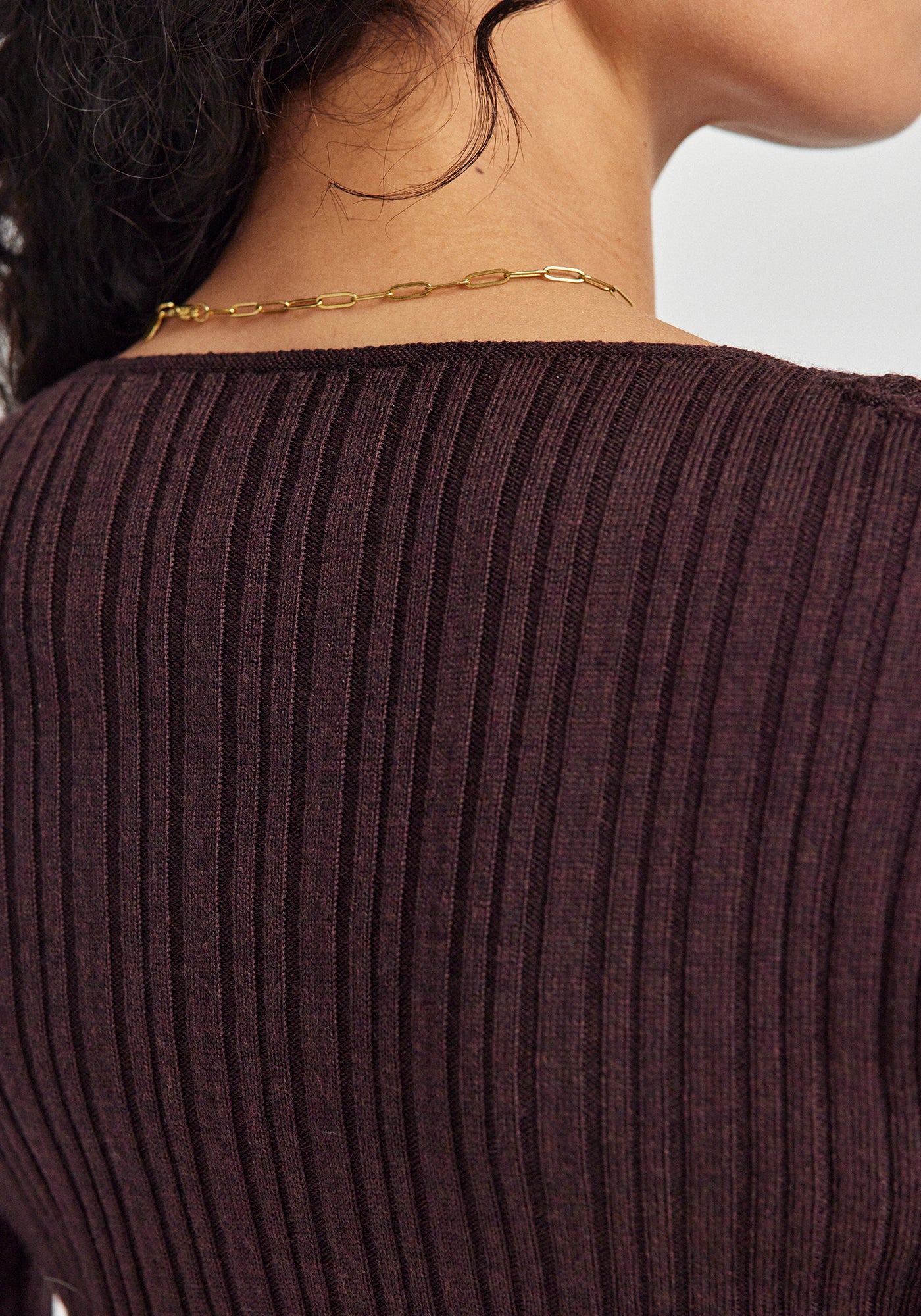 Ella Rib Top | Noirberry