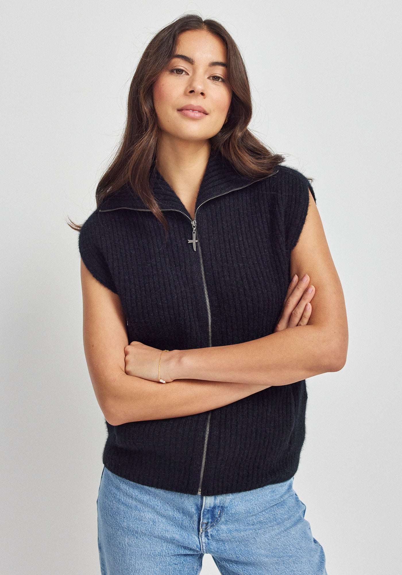 Kay Zip Vest | Jet