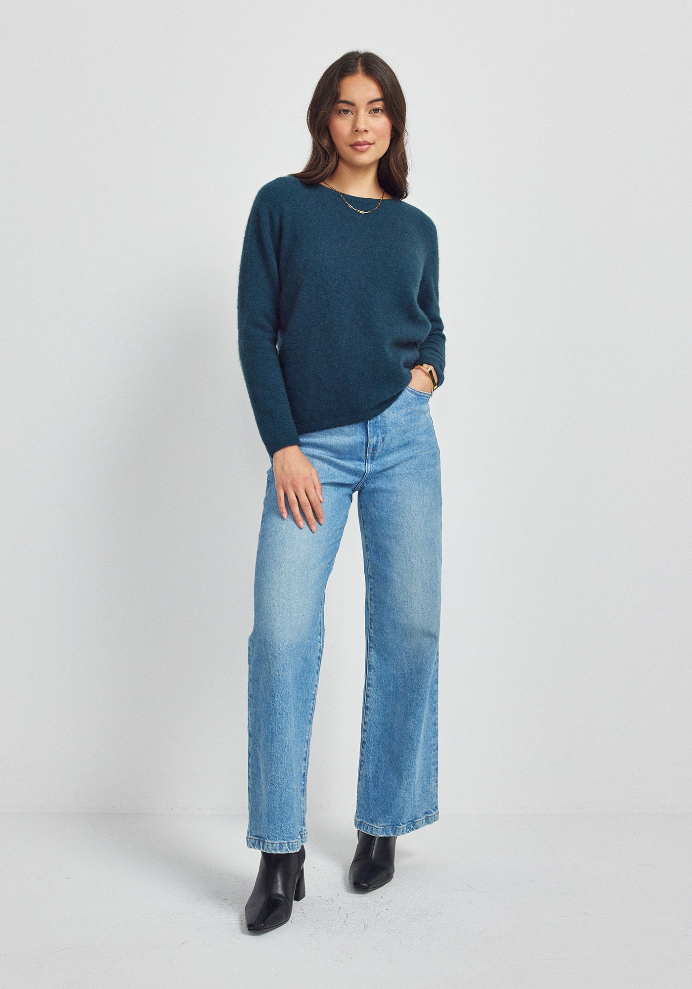 Michelle Sweater | Deep Teal