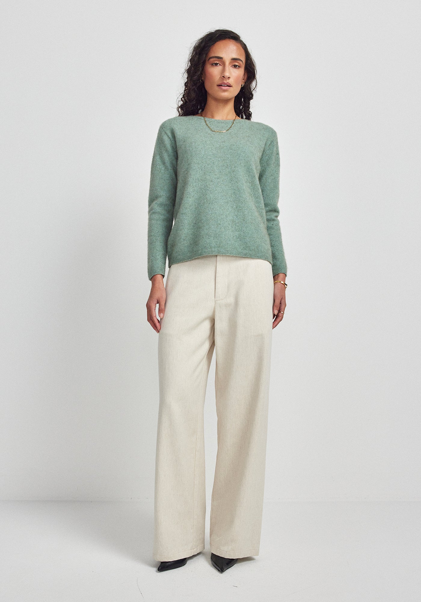 Michelle Sweater | Eggshell