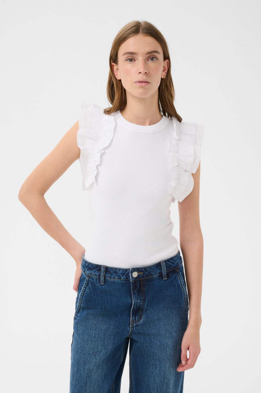 Oda Tank | Bright White
