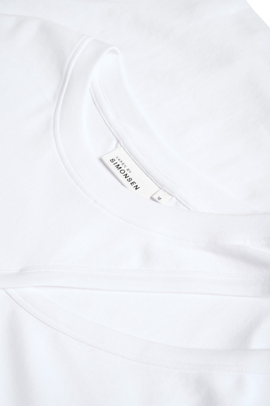Renee Hole Tee | Bright White