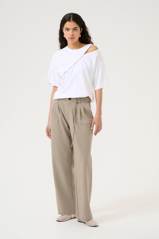Renee Hole Tee | Bright White