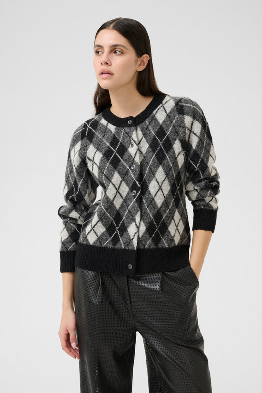 KBConstantine Cardigan | Black Harlequin