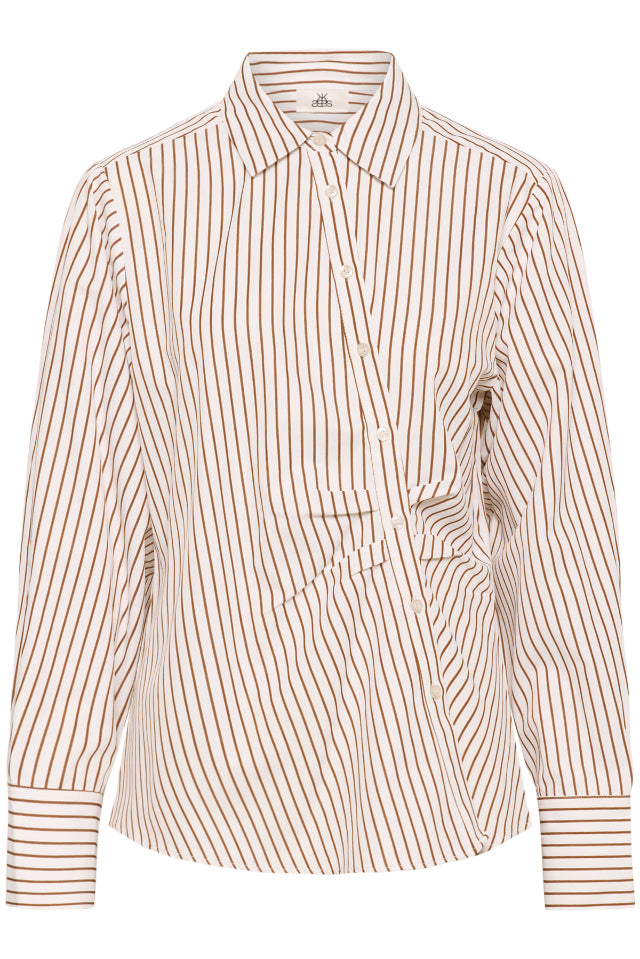 Elmira Shirt | Cinnamon Stripe