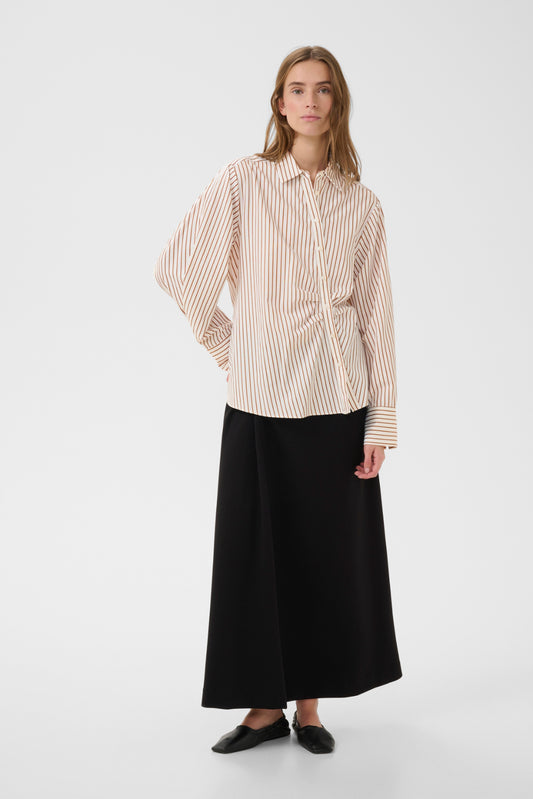 Elmira Shirt | Cinnamon Stripe