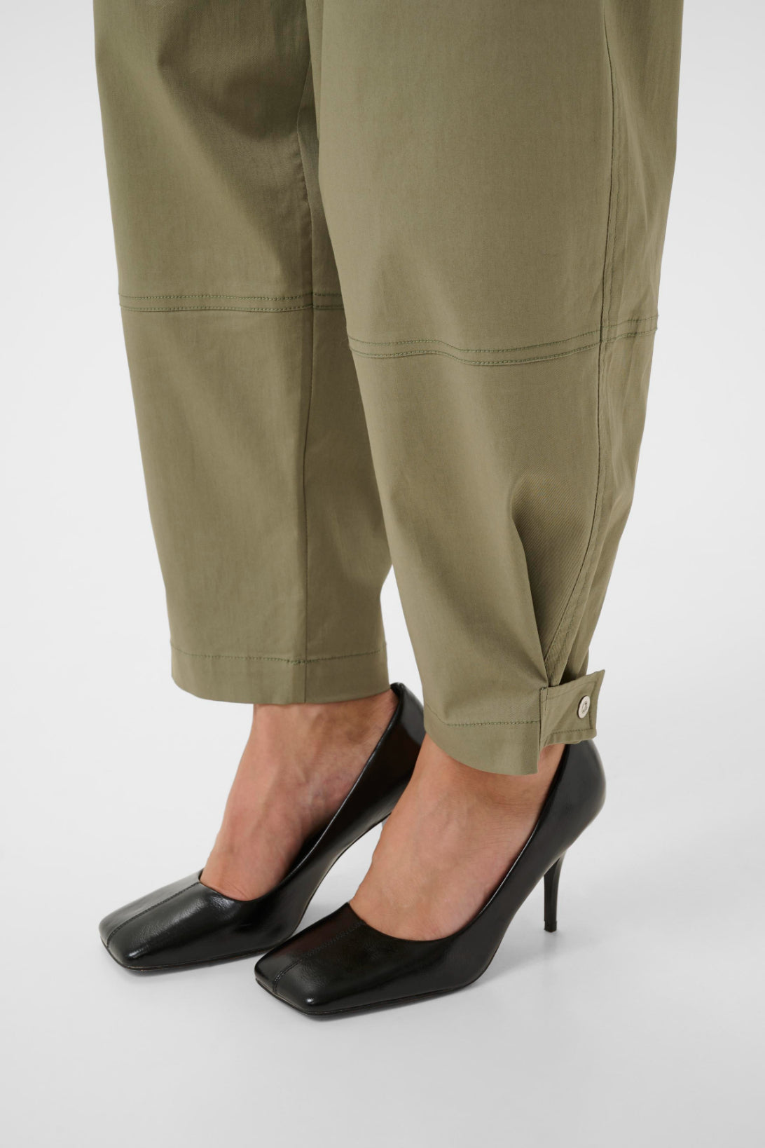 Egina Pants | Deep Lichen Green