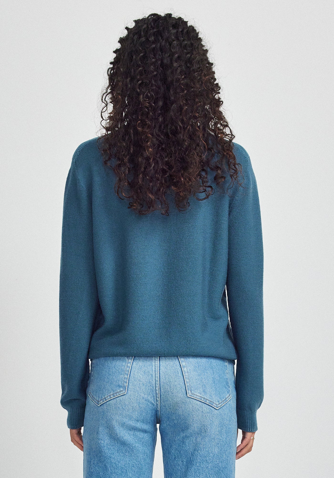 Stitch Sweater | Ocean Mist