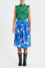 Load image into Gallery viewer, Lollys Laundry Ella Skirt - Blue/Pink
