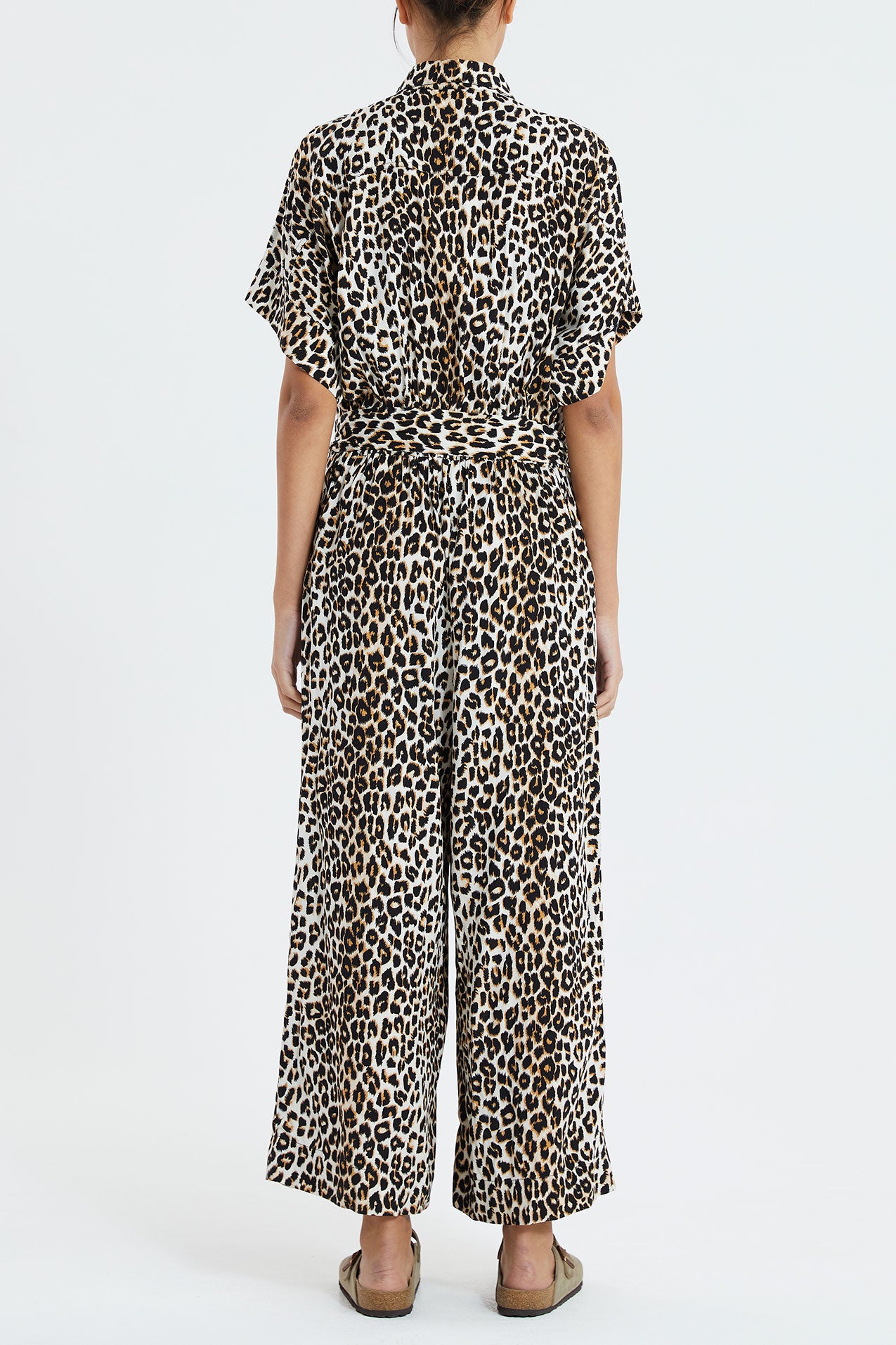 LOLLYS LAUNDRY Mathilde Jumpsuit | Leopard Print