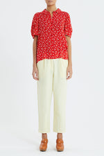 Load image into Gallery viewer, Lollys Laundry Aby Shirt - Red/Flower Print
