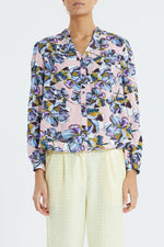 Load image into Gallery viewer, Lollys Laundry Elif Shirt - Pink/Blue Flower Print
