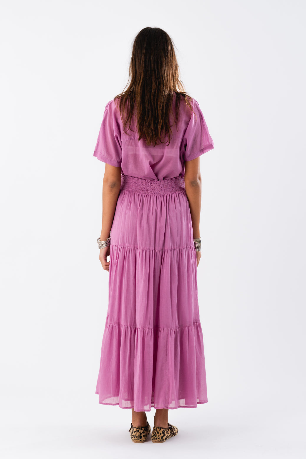 LOLLYS LAUNDRY Diamond Maxi Skirt | Lilac