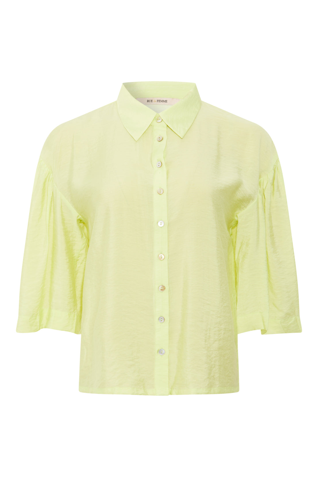 RUE DE FEMME Oriana Shirt | Bright Moss