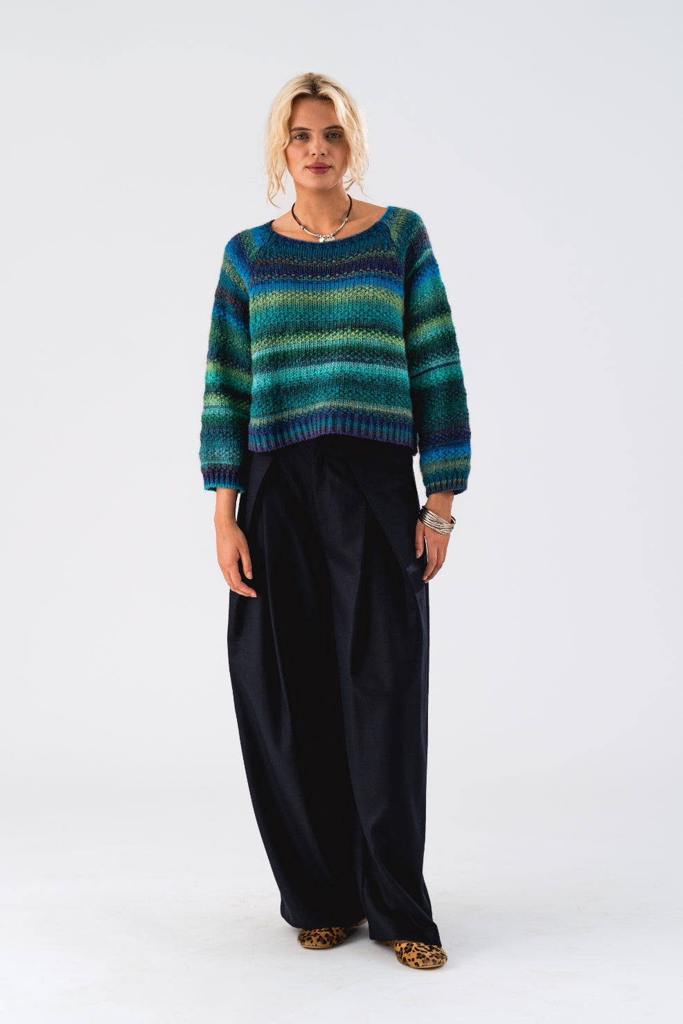 LOLLYS LAUNDRY Zola Pants | Dark Blue
