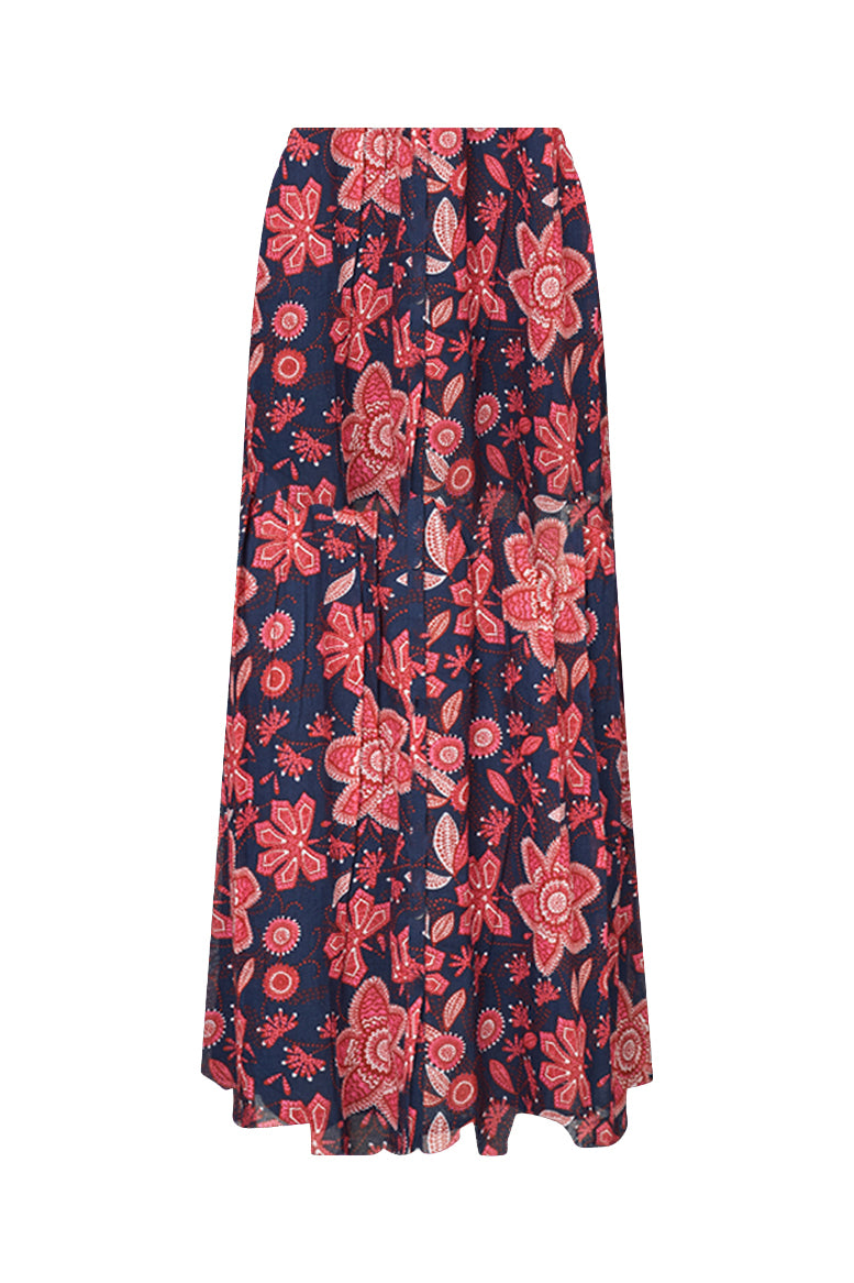 LOLLYS LAUNDRY Sunset Maxi Skirt | Graphic Print