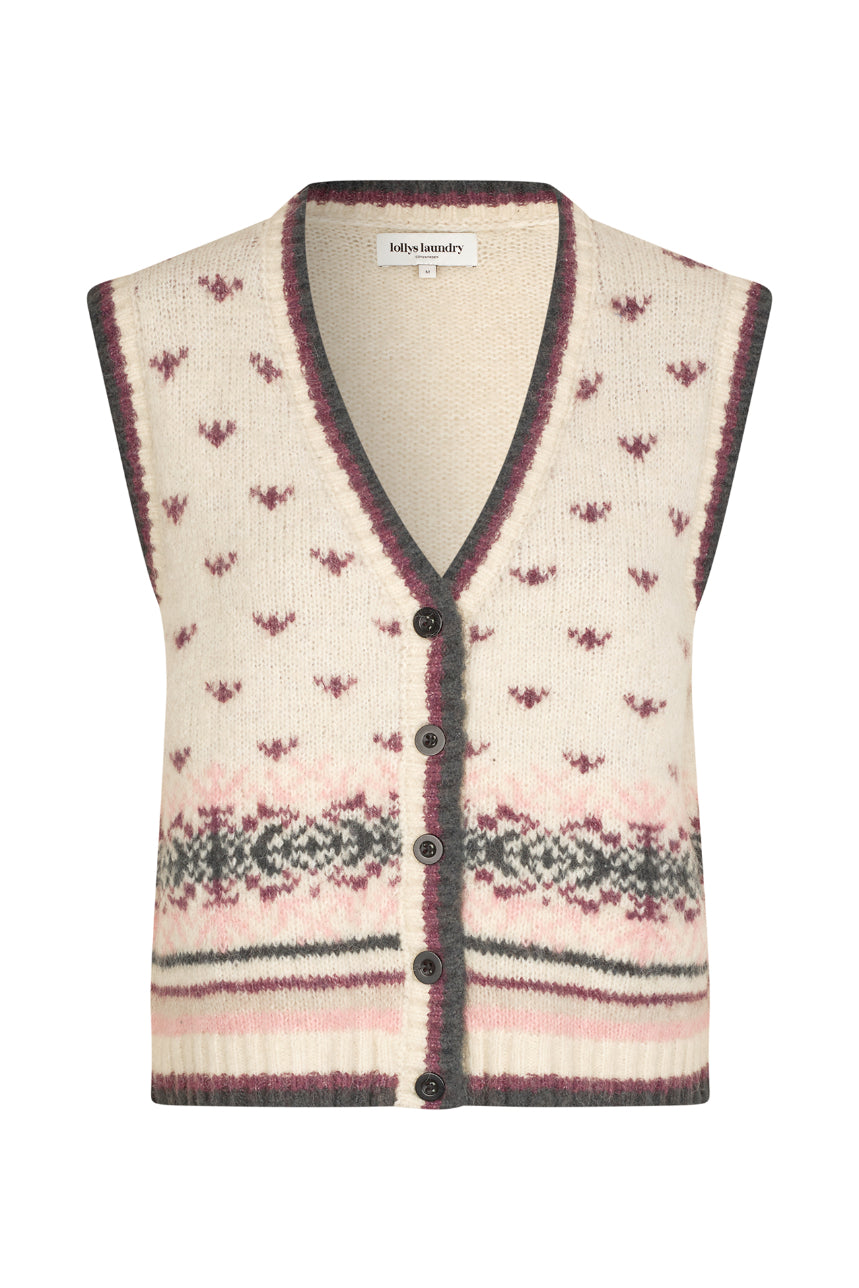 LOLLYS LAUNDRY Ina Vest | Creme