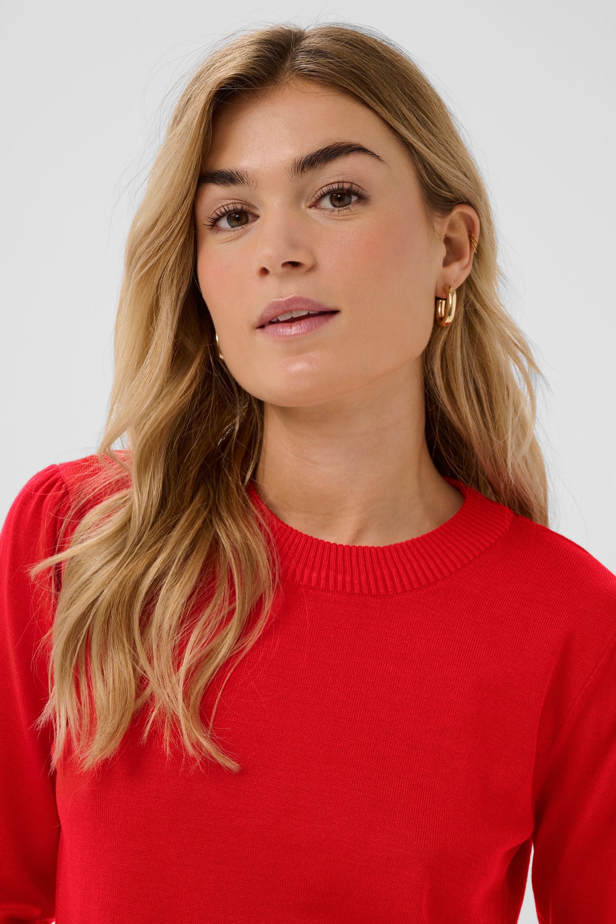 Mila Long Sleeve Pullover | Valiant Poppy