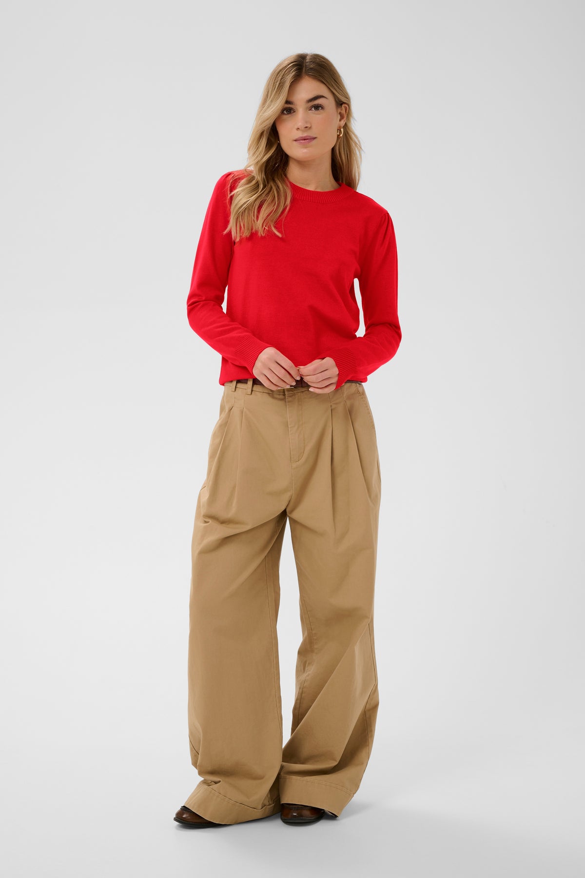 Mila Long Sleeve Pullover | Valiant Poppy