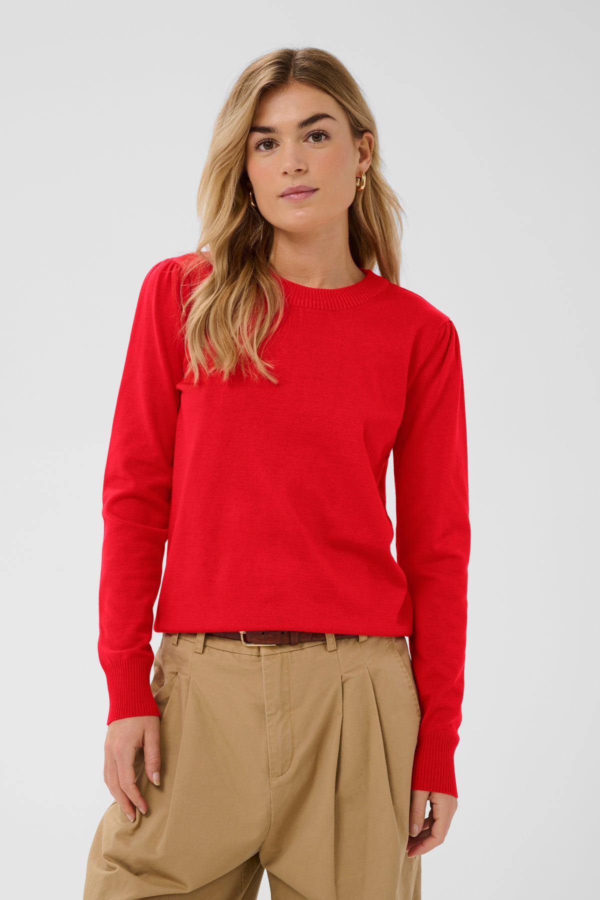 Mila Long Sleeve Pullover | Valiant Poppy