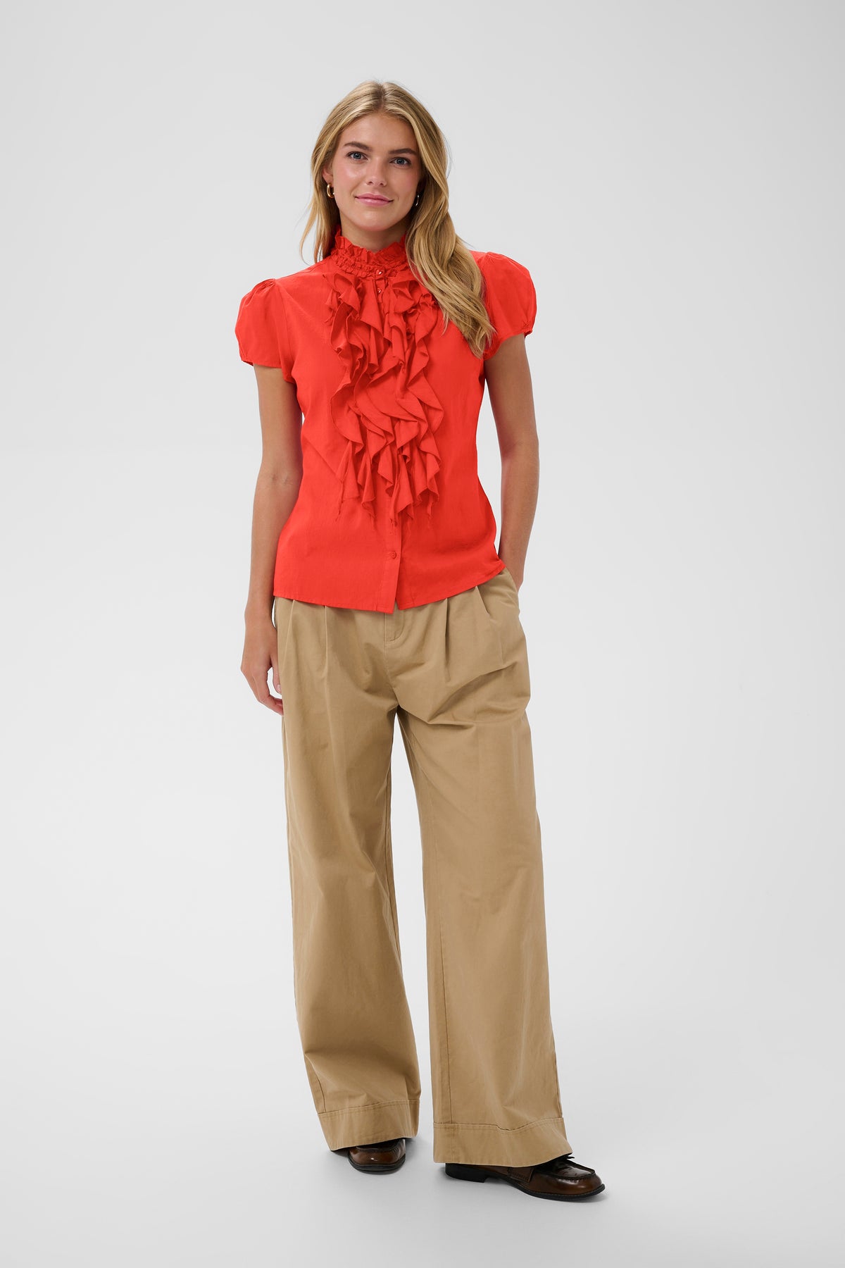 Tilli Short Sleeve Shirt | Valiant Poppy