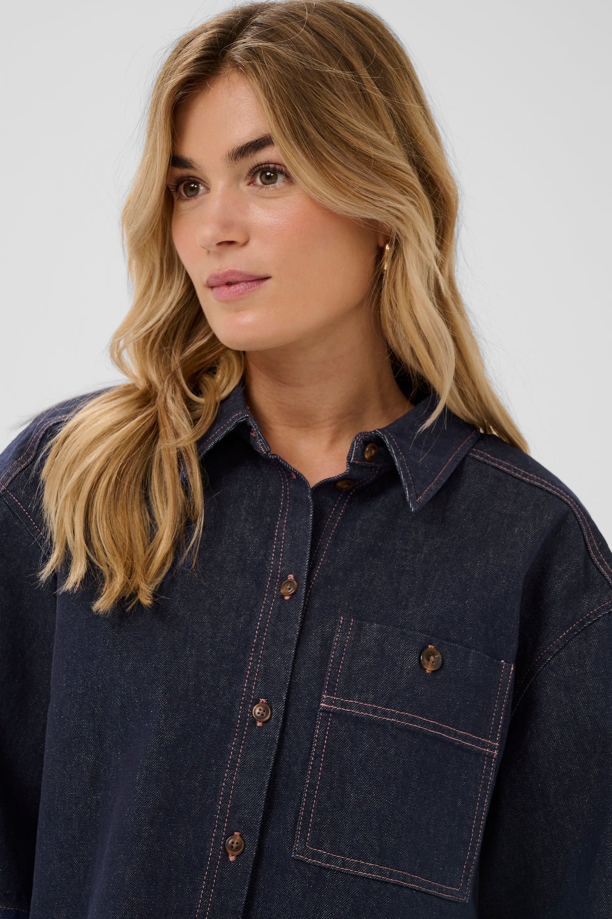 Posey Shirt | Blue Denim