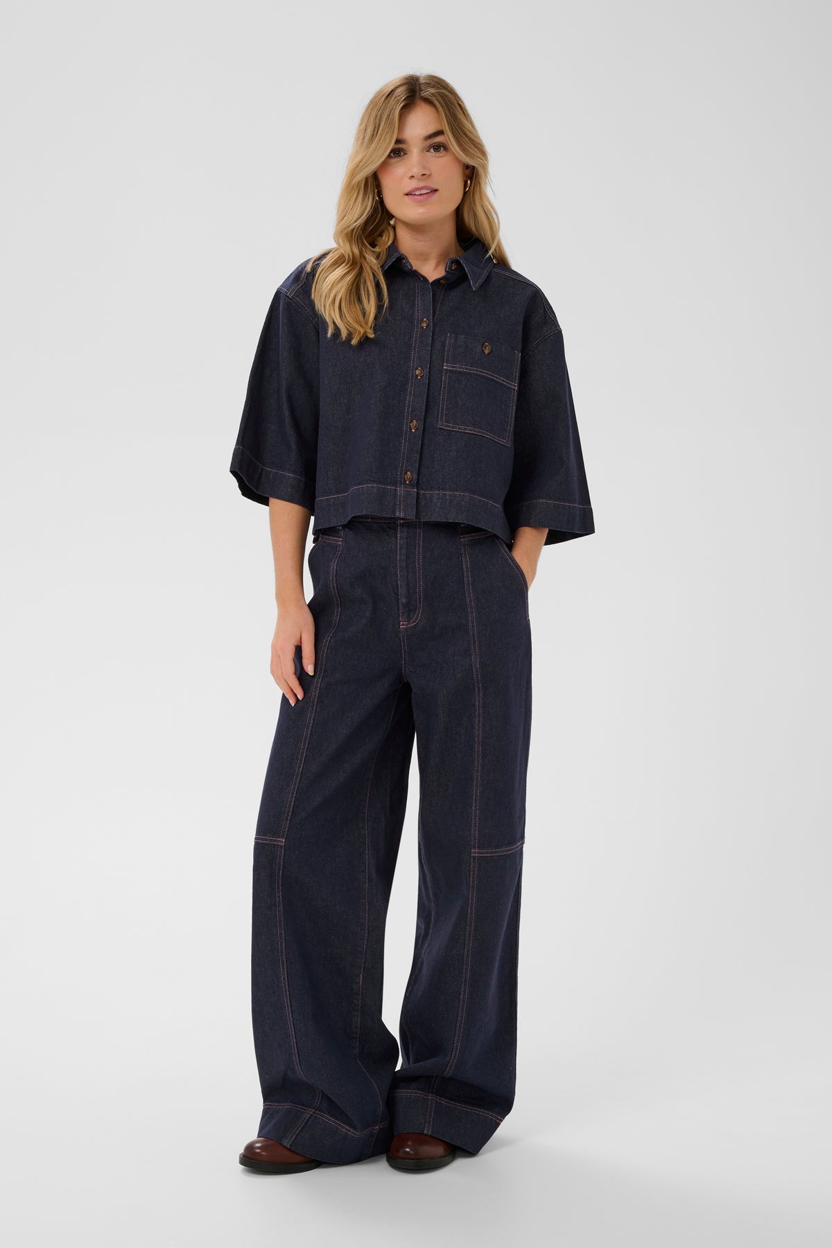 Posey Shirt | Blue Denim