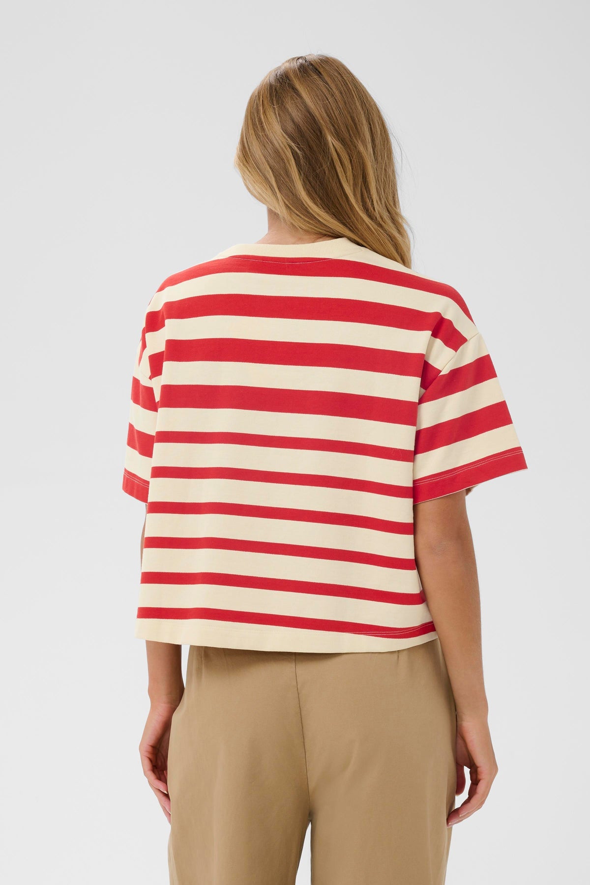 Philene T-shirt | Valiant Poppy Stripe