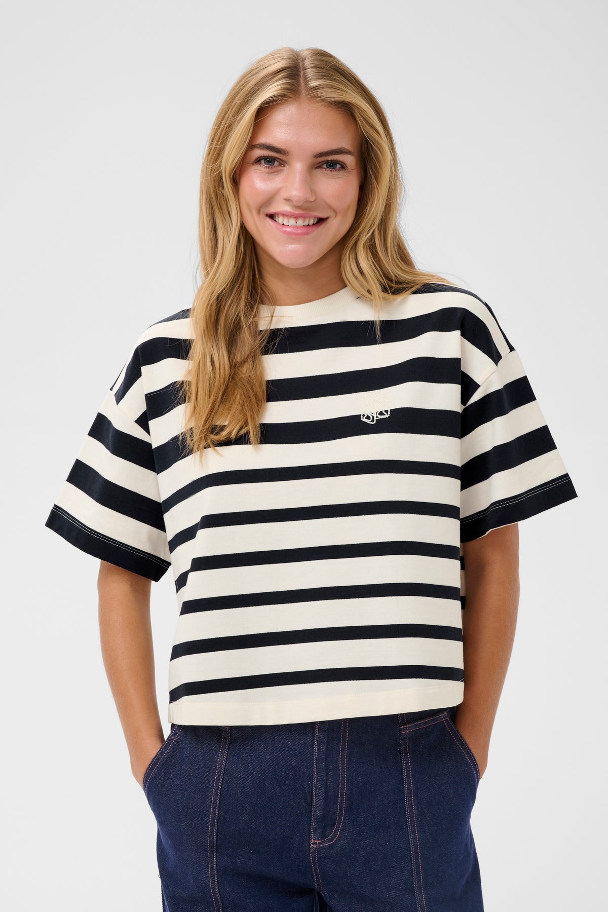 Philene T-shirt | Nightsky Stripe