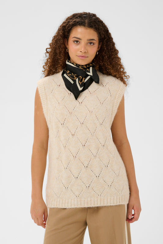 Priscilla Scarf | Tiger's Eye Spotty Leopard