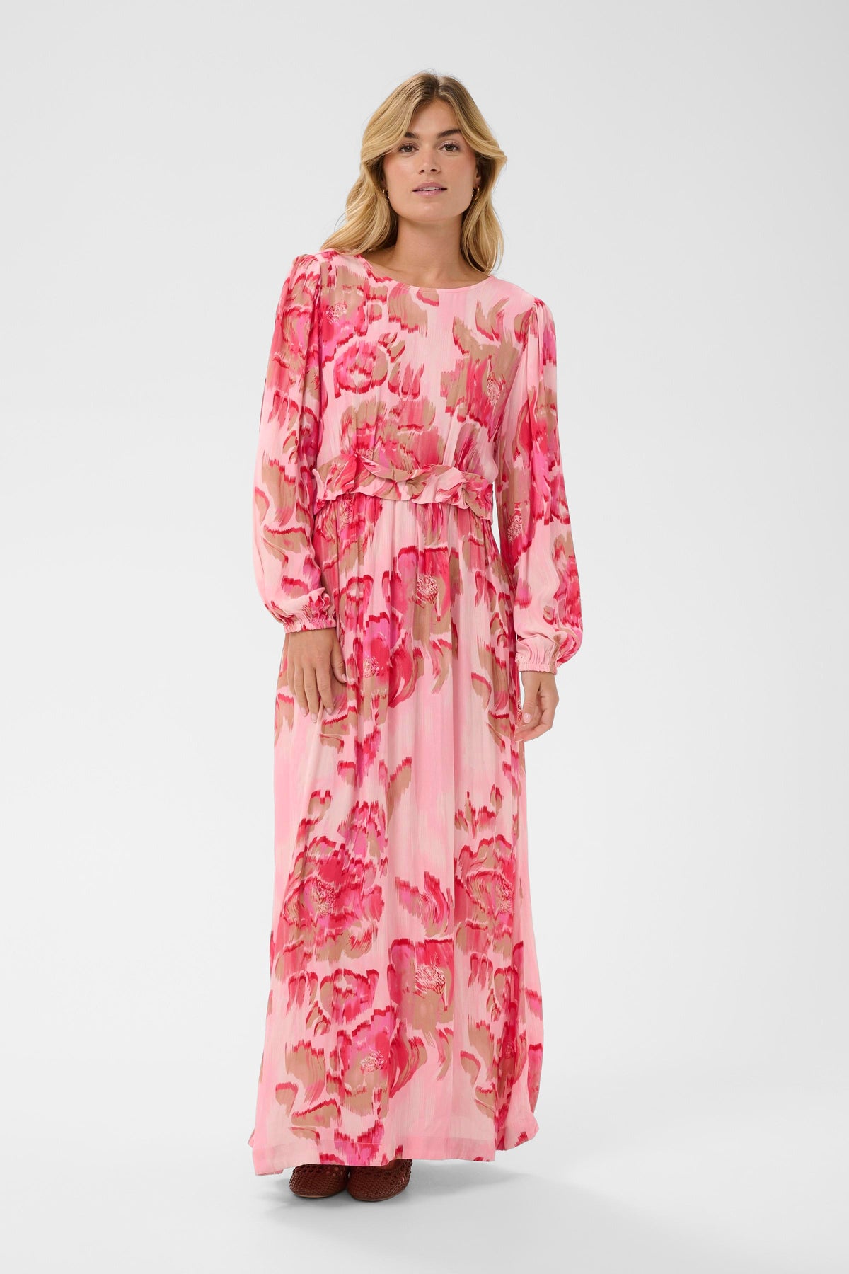 Pollyana Dress | Poppy Shaded Flower