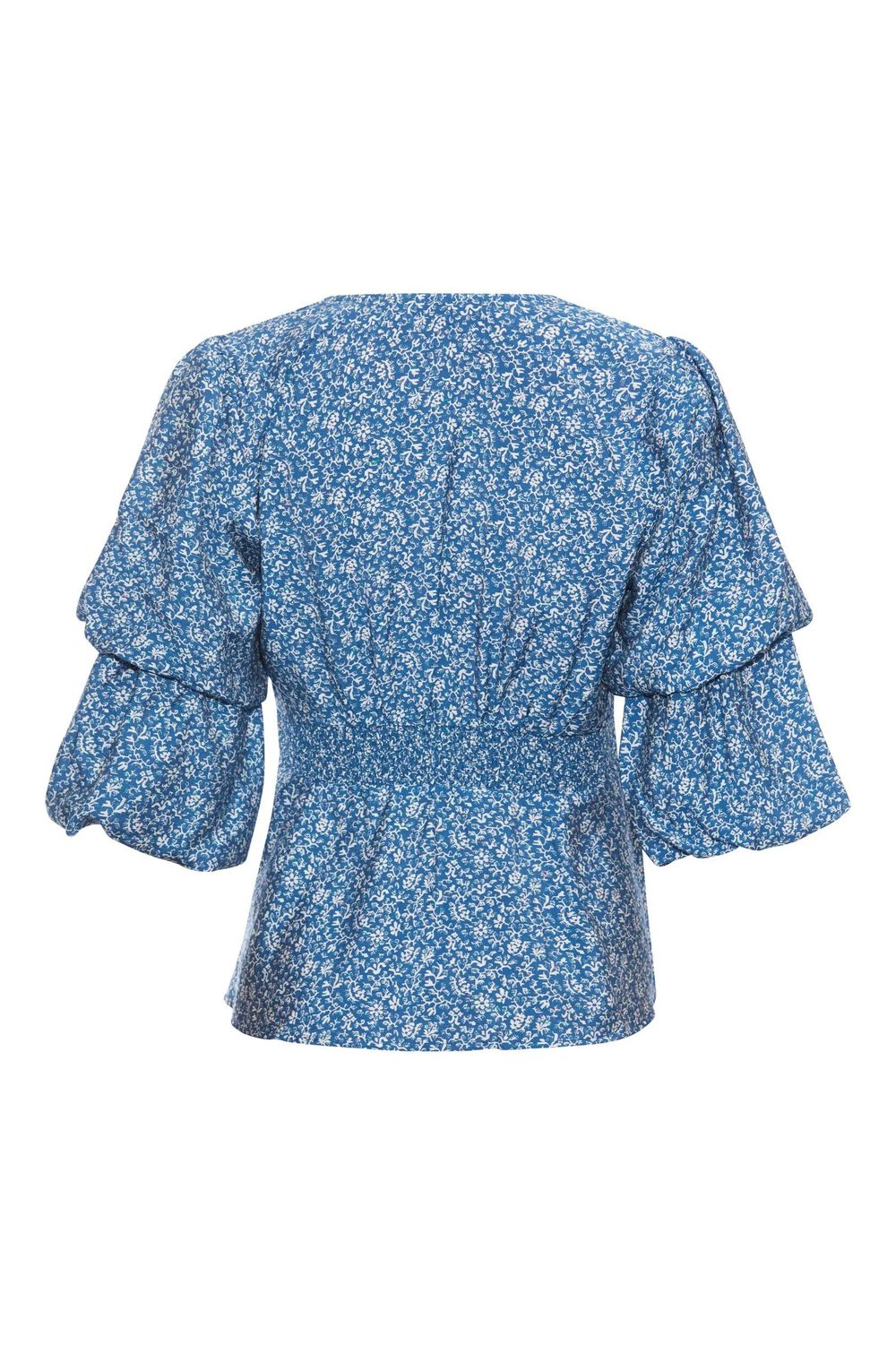 RUE DE FEMME Lama Blouse | Blue Floral