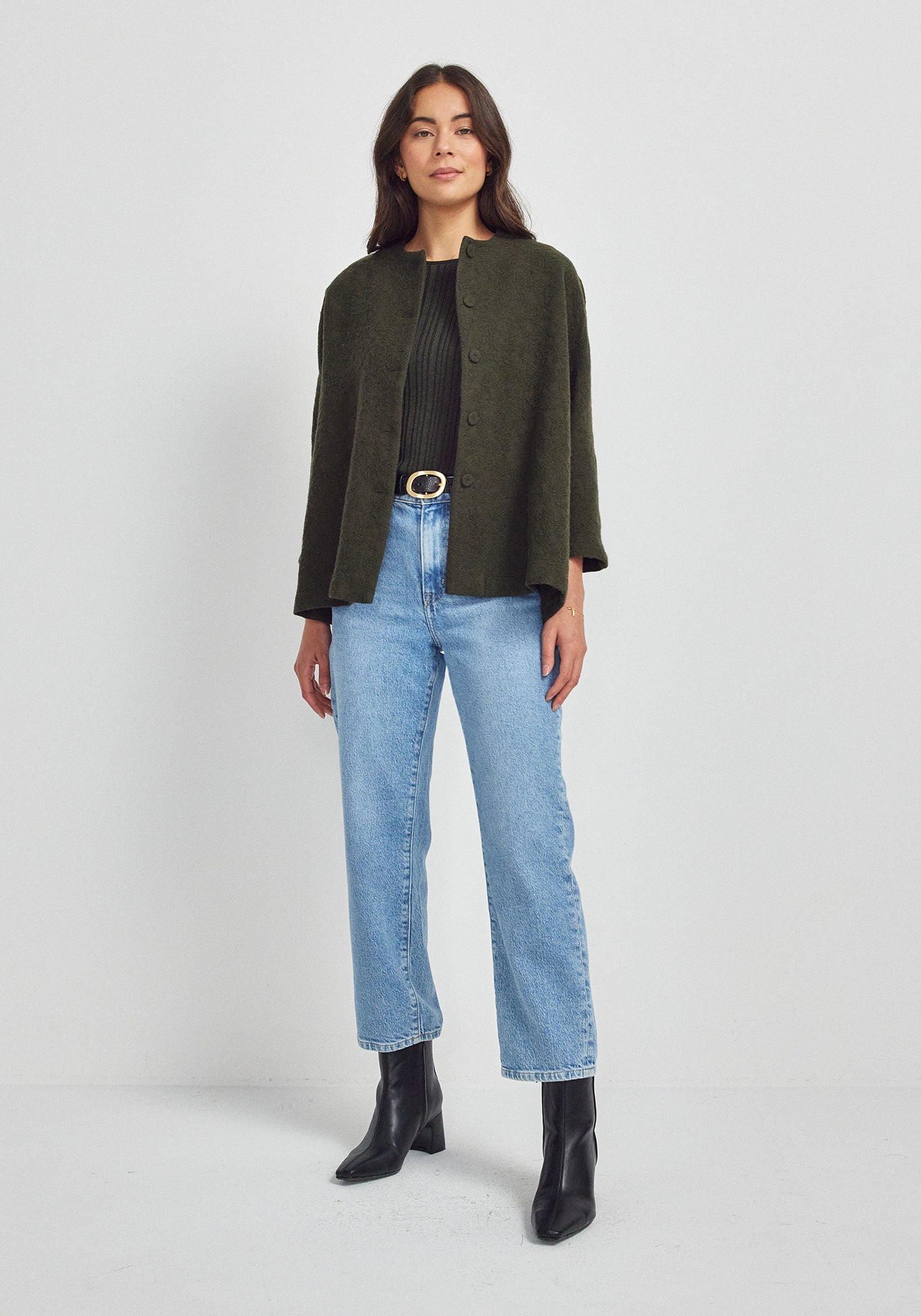 Elodie Jacket | Midnight Moss