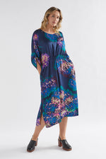 Load image into Gallery viewer, Elk Devon Midi Dress - Optic Bloom Print
