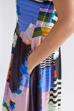 Load image into Gallery viewer, Elk Berg Dress - Glitch Print
