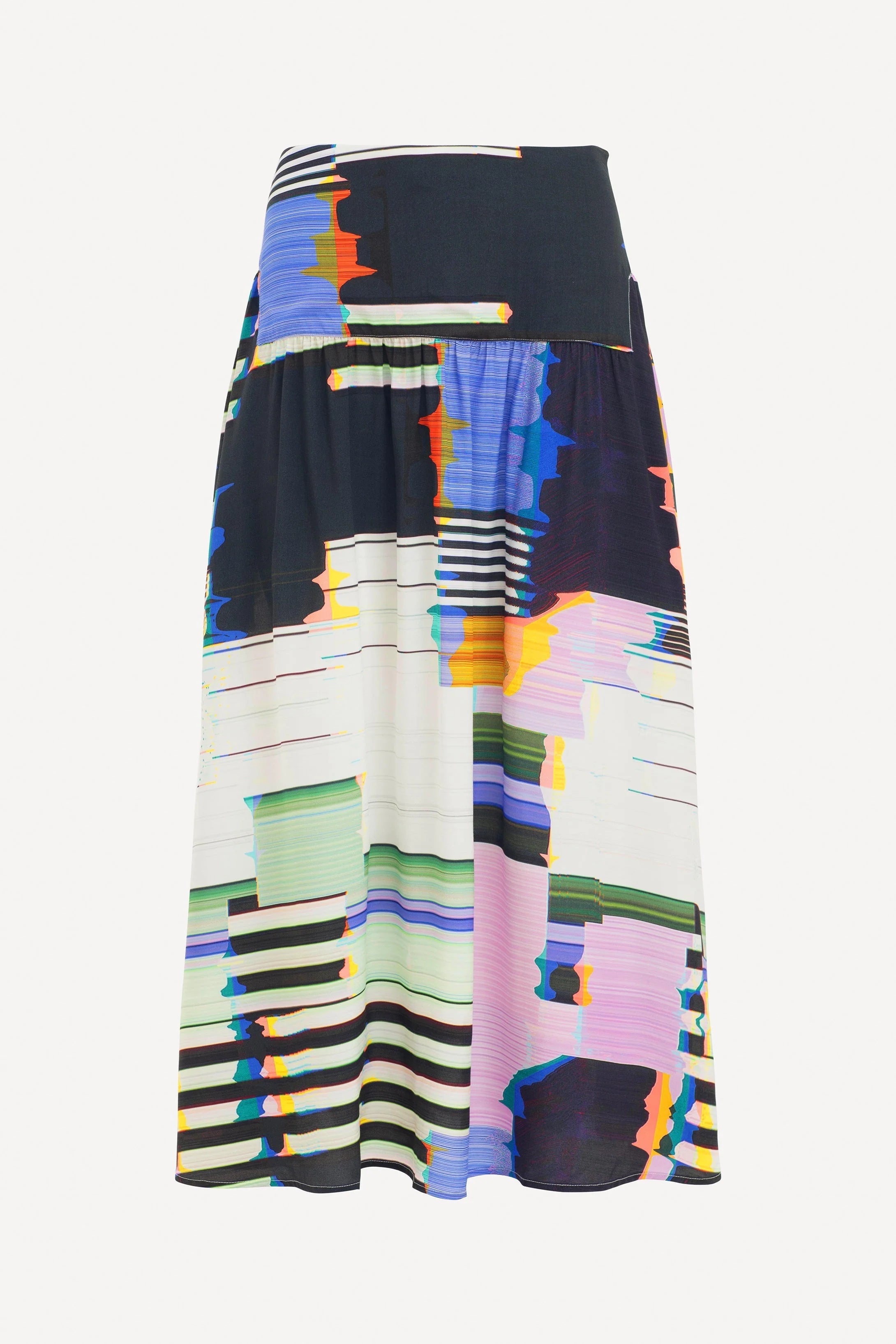 Elk Berg Skirt - Glitch Print