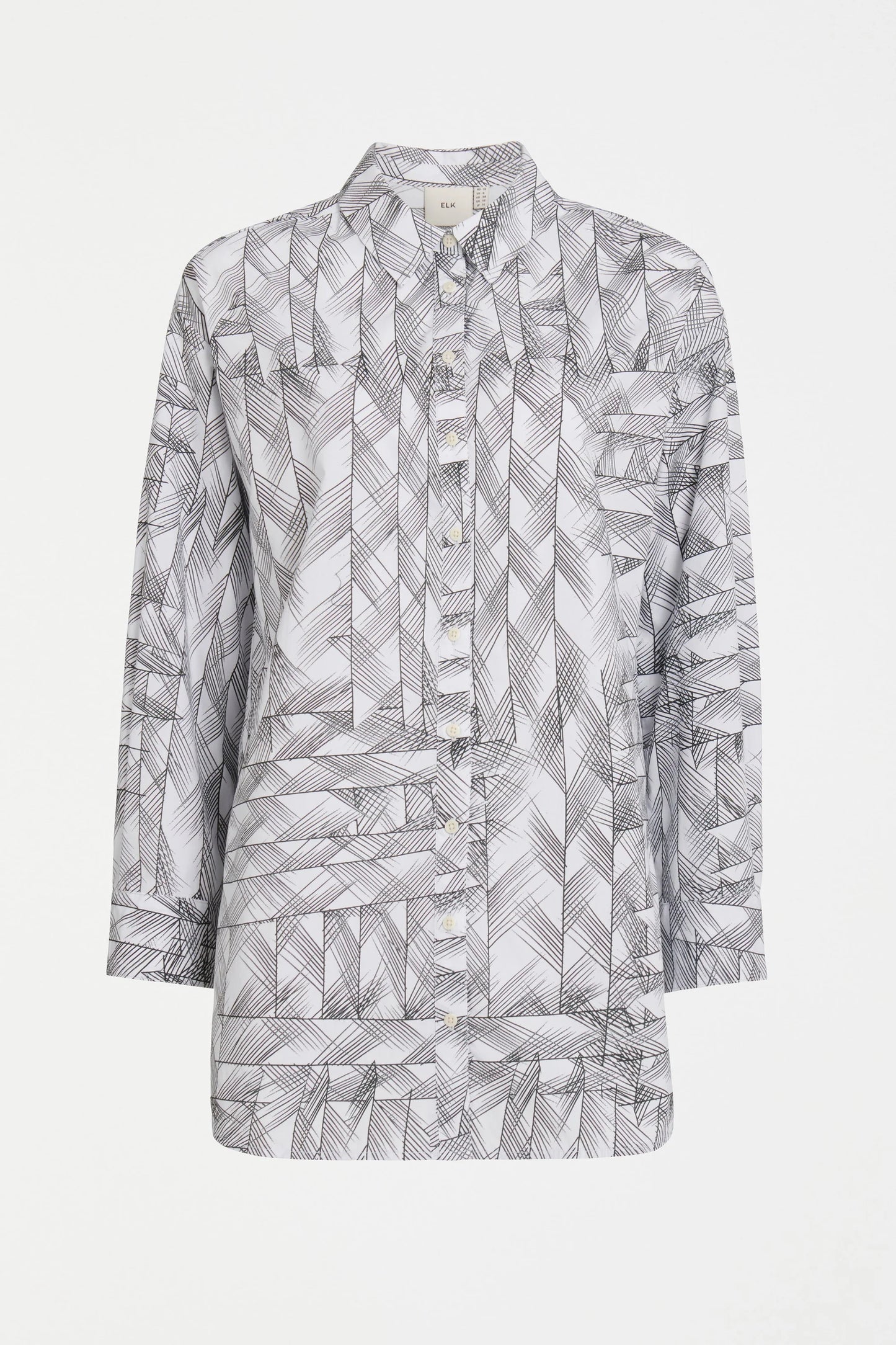 ELK Jagar Shirt | White Line Print