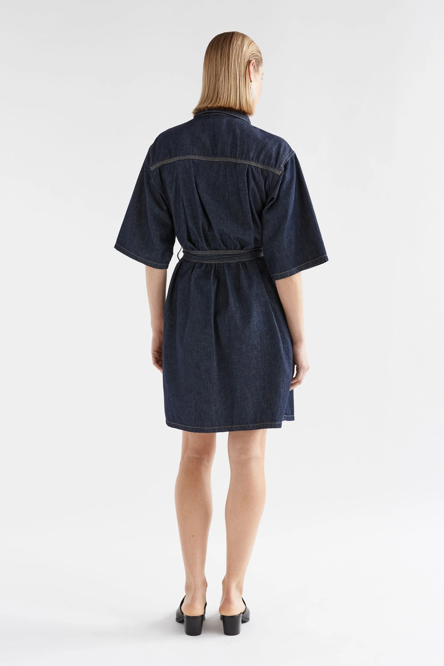 ELK Denym Pocket Dress | Authentic Blue Wash